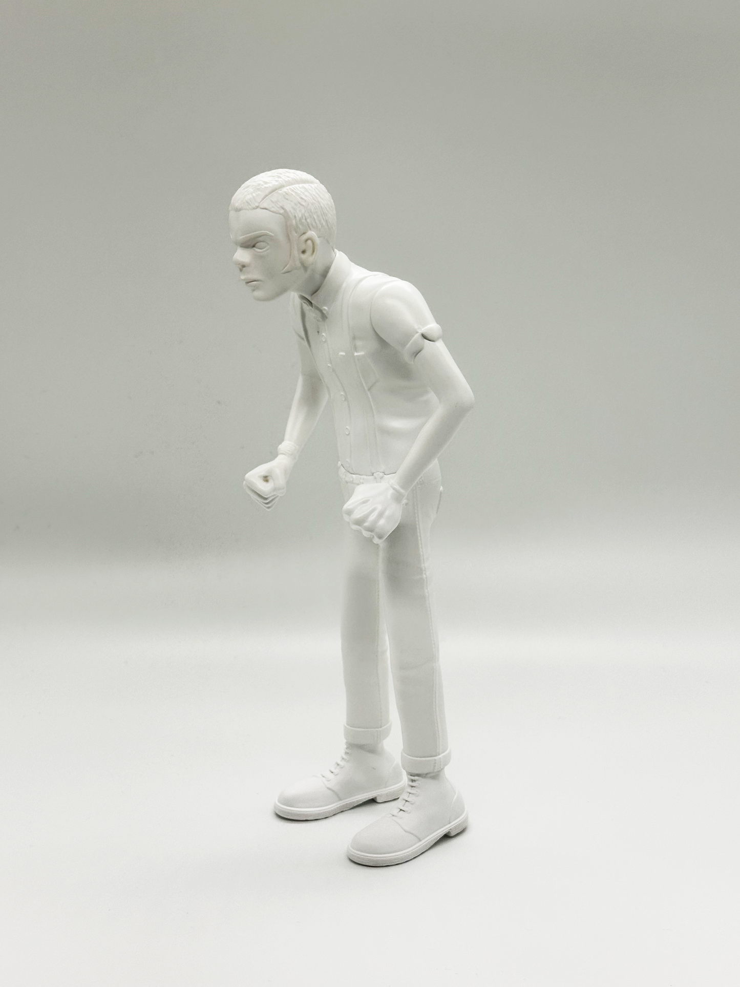 VINYL SKINHEAD TOY AGGRO BOY white color limited number
