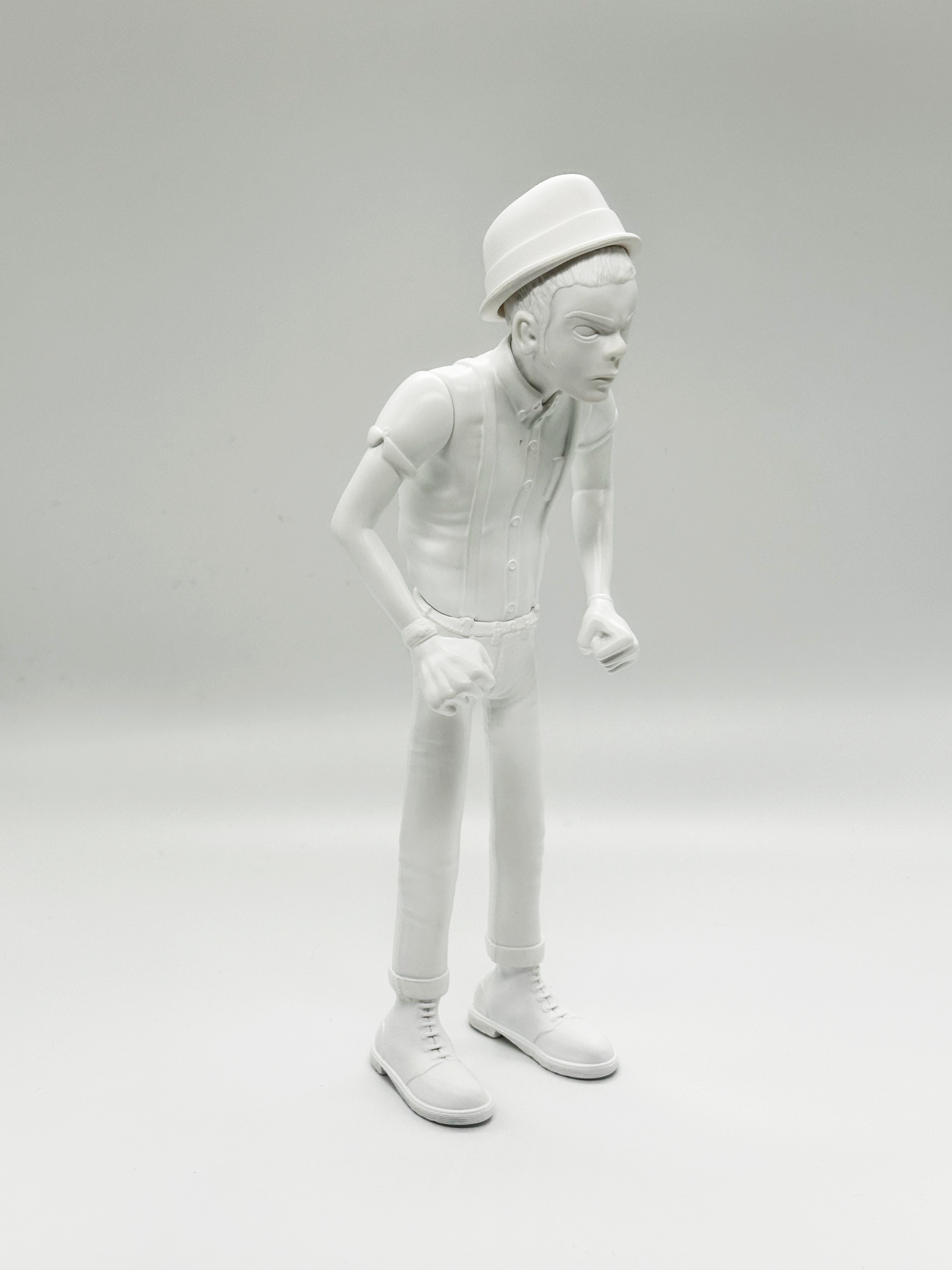 VINYL SKINHEAD TOY AGGRO BOY white color limited number
