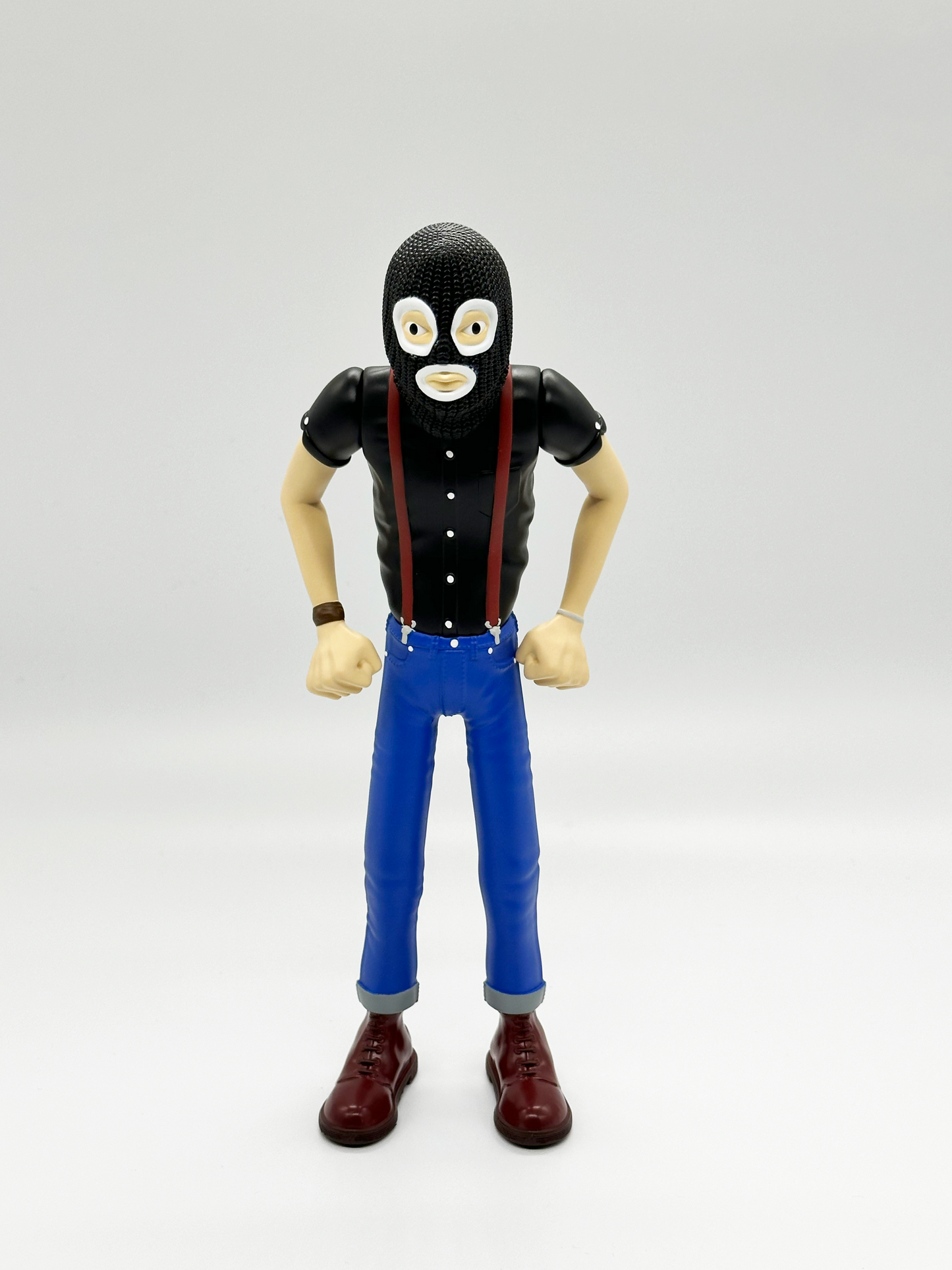 VINYL SKINHEAD TOY AGGRO BOY black shirts limited number